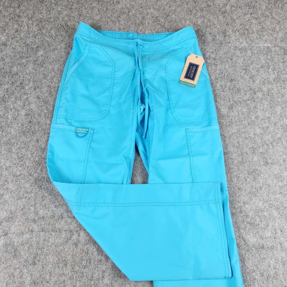 NWT Cherokee Workwear Revolution Scrub Pants Women S Drawstring Petite WW120P